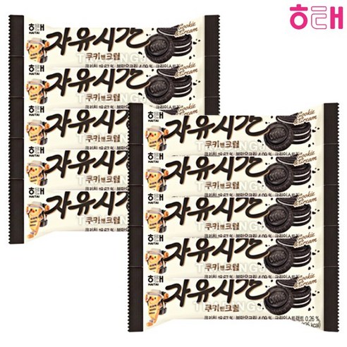 해태 자유시간 쿠키앤크림 미니, 400g, 1개