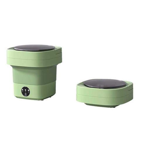 작지만 강력한, 편리함과 효율성을 겸비한 접이식 세탁기