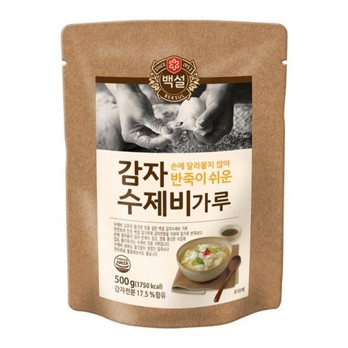 백설 감자 수제비 가루, 500g, 9개