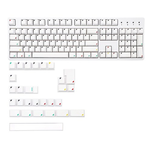 132 키 맞춤 키 캡 체리 프로필 염료 승화 기계 키보드 용 키 캡 GK61K70 G710 레이아웃 ISO 키, 하나, 보여진 바와 같이