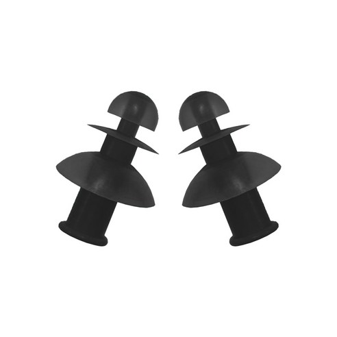 아퀴스트 수영 실리콘 귀마개 소음방지 이어플러그 3단, 1개, 블랙
