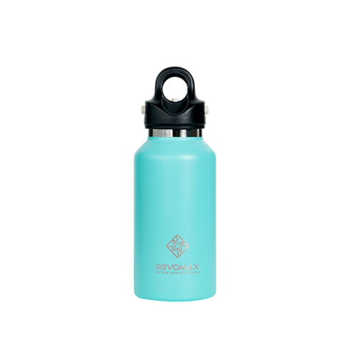 레보맥스v2 원터치 텀블러 대용량 보온보냉 REVOMAX 보온병, 12oz(355ml) 티파니그린