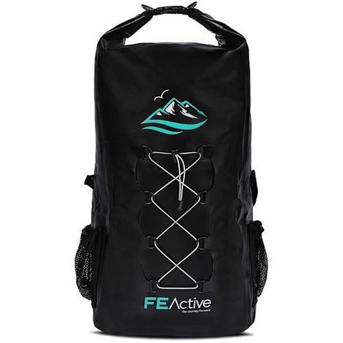 FE ACTIVE 30L 방수 드라이 백 백팩으로 모든 야외 활동 및 수상 활동에 적합합니다. 패딩 처리, 단일옵션