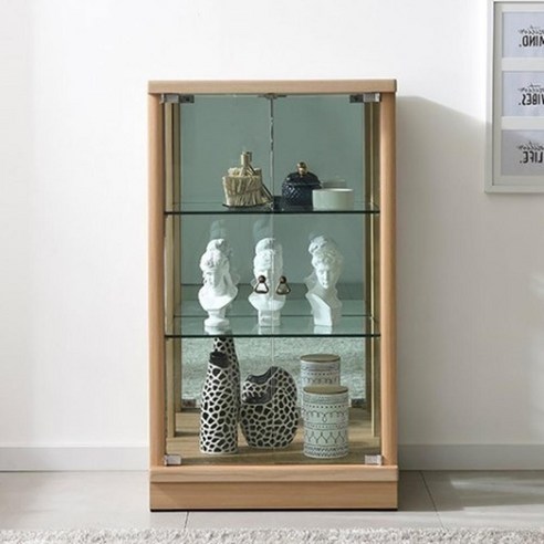 책장수납함 오픈책장 낮은책꽂이 3단 5080 공간분리 틈새 아이, 오크