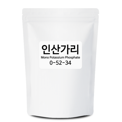인산가리비료 추천상품 인산가리 MKP 1kg 꽃눈촉진 웃자람억제 착색 당도 수확량 향상 소개