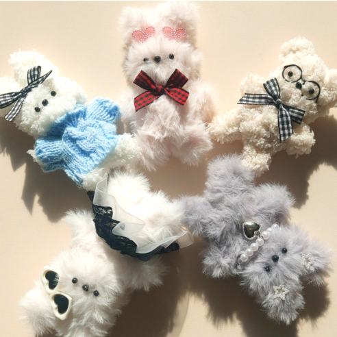 모모 모루인형 키링 만들기 뽀글모루 밍크모루 혼합 5종 풀패키지세트 리뷰 모루인형만들기키트