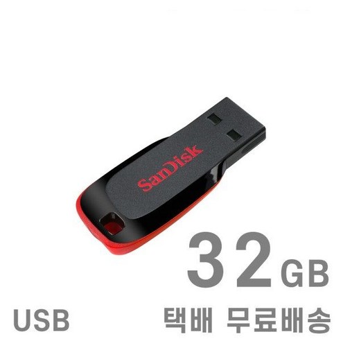 샌디스크 USB 메모리 Cruzer 블레이드 CZ50 32GB