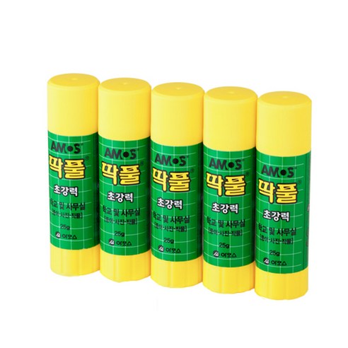 굿펜 아모스 딱풀 25g x 5개