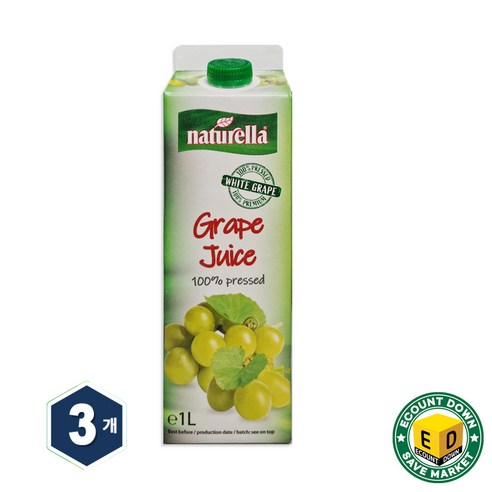 자연의 싱그러움을 그대로, 네이쳐렐라 생과일 착즙 청포도 주스