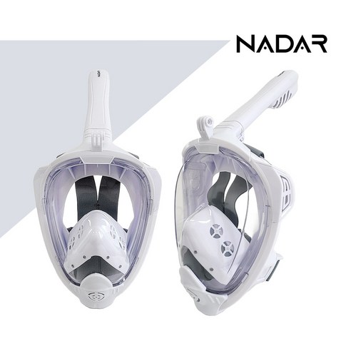 나다르 24년형 풀페이스 스노클링 마스크, 화이트