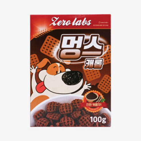 멍이의 아침을 깨우는 바삭한 행복, 제로랩스 멍스 강아지 시리얼 간식!