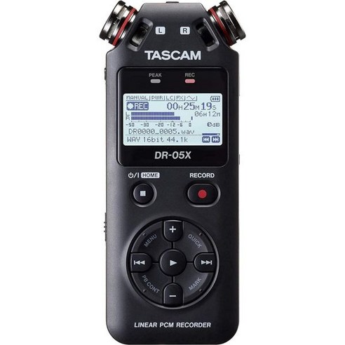 타스캄 Tascam DR-05X 스테레오 디지털 휴대용 녹음기, one option, one option