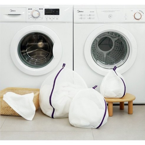 아기의 소중한 의류를 안전하게 보호하는 세탁망