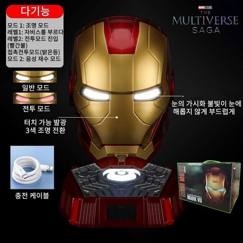 아이언맨 헬멧: 꿈과 현실을 잇는 궁극의 변신 아이언맨헬멧