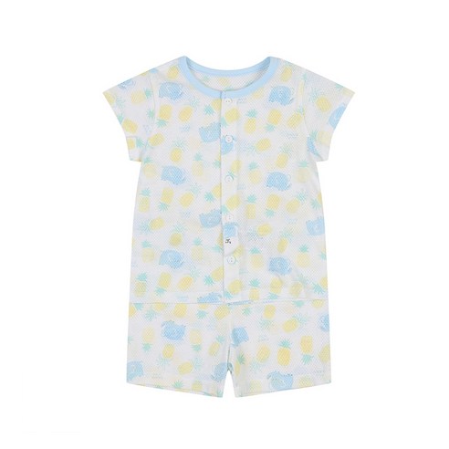 여름날 아기 피부를 부드럽게 감싸는, 아가방 무무 반소 내의