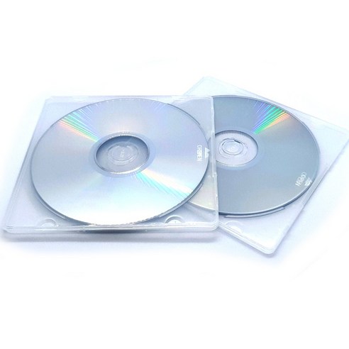 CD케이스 100장 국내산 1CD투명 연질 슬림 시디케이스