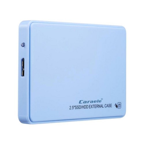 휴대용 외부 하드 드라이브 USB 3.0은 PS4 Xbox PC TV용 HDD 하드 드라이브를 백업합니다., 블루, 13x7.5x1.3 cm, 2T