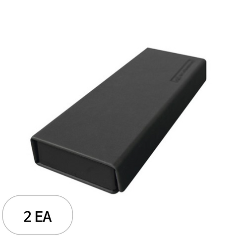 인디 스퀘어 마그넷 케이스, 블랙, 2개