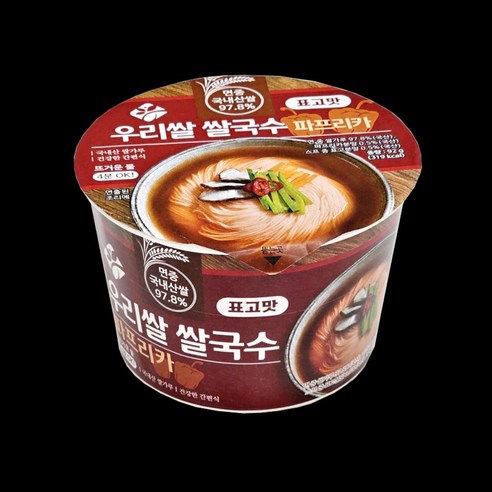 우리쌀쌀국수파프리카표고맛 92g, 1개