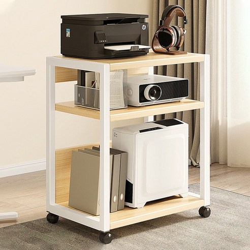 좁은 책상, 넓게 쓰는 마법! 이동식 데스크탑 선반