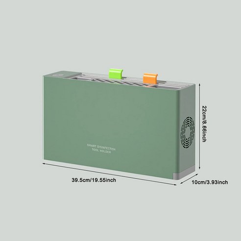 [SW] 스마트 UV 소독 젓가락 나이프 살균기 스토리지 랙 홀더 두 커팅 보드 주방 식기 살균기 기계, 보여진 바와 같이, green