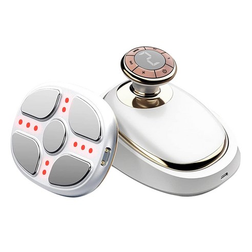 Windee 다기능 바디 마사지기 – 고주파, 초음파, RF LED 케어, EMS 미세전류, IPX8 방수, 전신 사용 가능한 충전식 마사지기 (화이트) 네오고주파