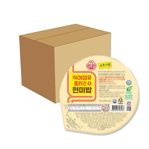 식이섬유플러스 현미밥 150g 30개