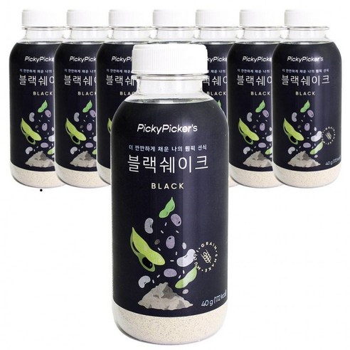 선식 다이어트 식사대용 선식 당뇨 선식 블랙 선식 쉐이크 40g 4개