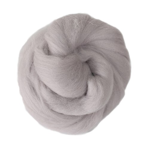 [모핸] 양모 (100g)/ 양모펠트 니들 펠트 DIY 공예 실 만들기, 19.그레이, 1개