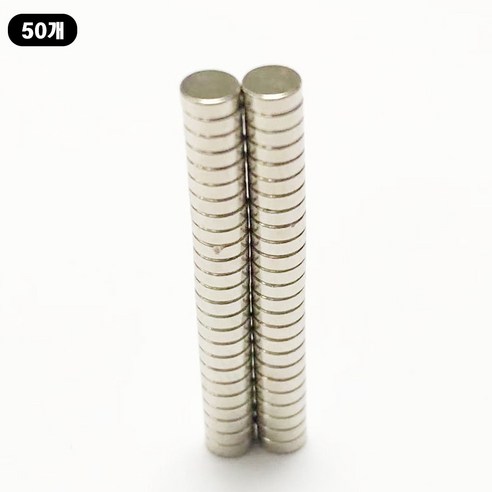 ND 지름 3mm x 두께 1mm 네오디움 원형자석 [제이스샷], D3*1T, 50개