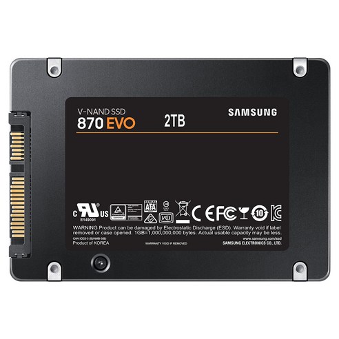 삼성 870 EVO SSD: 저장 공간의 진화, 성능과 안정성을 담다