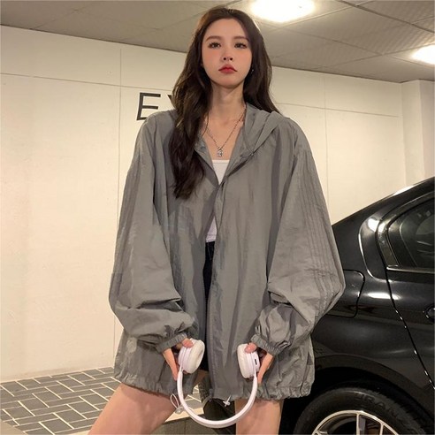투니스 여성 햇빛차단 캐주얼 루즈핏 재킷