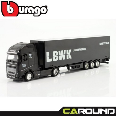 브라고 1:43 볼보 FH16 Globetrotter 750 XXL LBWK 하울러(트레일러)