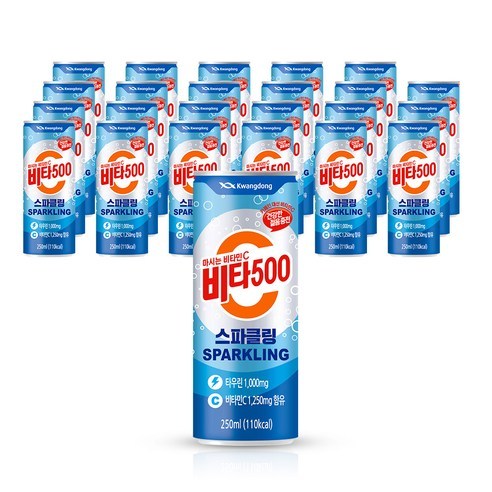 광동 비타500 스파클링, 250ml, 24개