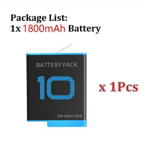 카메라 배터리 고프로 히어로 11 블랙, 03 2Pcs Battery, 2개