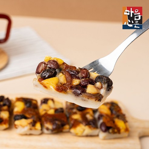 [마음심은] 수제 영양찰떡 400g, 2봉 식사대용 건강간식 영양떡 찰떡 콩떡 찹쌀떡