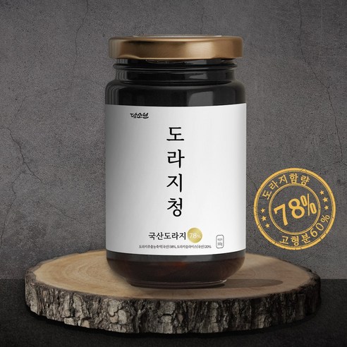 [3년근 약도라지 78%] 담소원 배 도라지청, 1개, 1개입, 300g