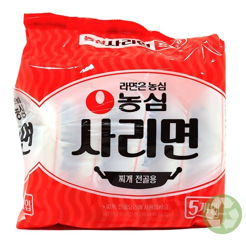 푸드올마켓_ 농심 사리면 550g(110g x 5ea) /찌개 전골용, 5개