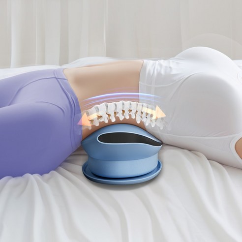 릴렉스파 허리편한케어 공기압 에어리프트 EMS 온열 허리 마사지기, 베이지