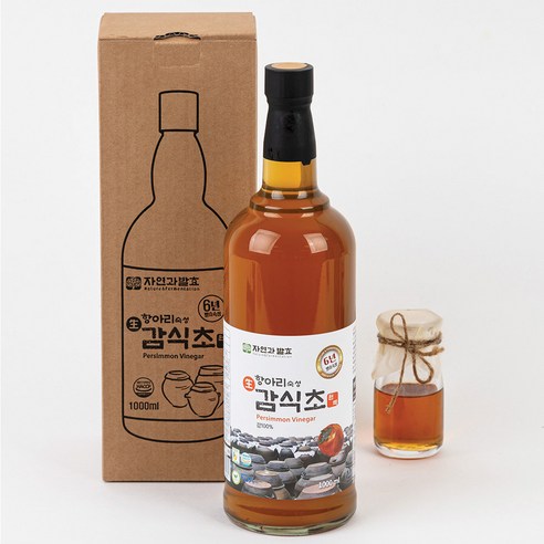 시간과 정성이 빚어낸 깊은 맛, 자연과발효 6년 숙성 자연발효 감식초