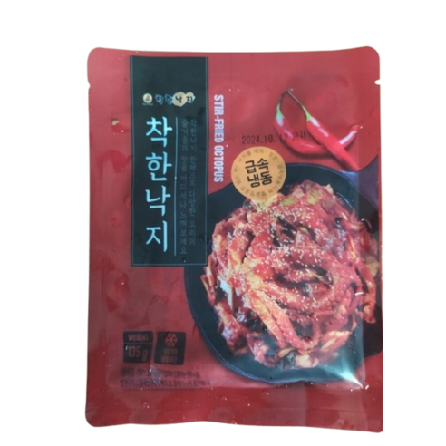 착한낙지 매콤 칼칼 착한낙지 135g x 6팩 비법소스 6팩