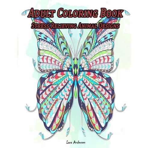 Adult Coloring Book Stress relieving animal Designs: Exotic Animals ...