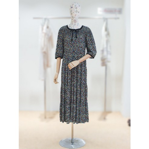 [써스데이아일랜드] 레이스 핀턱 블록 원피스 T226MOP146W(2118356) Best Top5