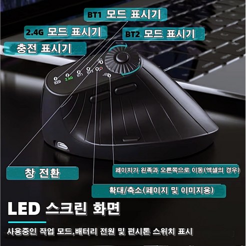 손목 건강을 지키는 혁신, JOMAA 스마트 다이얼 마우스