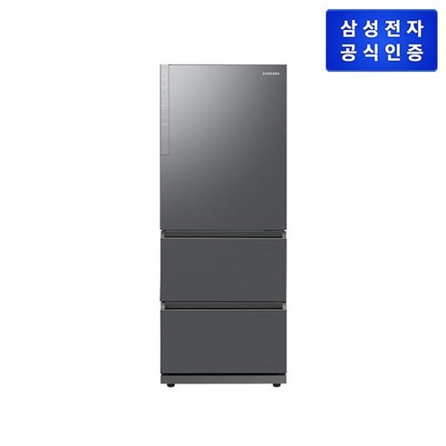 (삼성) 김치플러스 김치냉장고 3도어 328 L RQ33C71K3S9 [리파인드 이녹스], 단일옵션