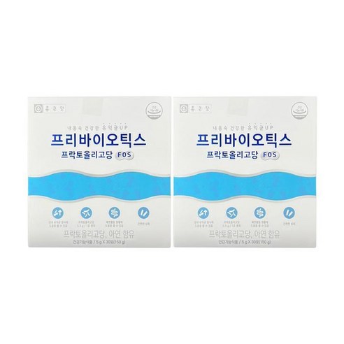 종근당 프리바이오틱스 프락토올리고당 FOS 5g x 30포 x 2박스 종근당 프리바이오틱스 프락토올리고당 FOS 5g x 30포 x 2박스