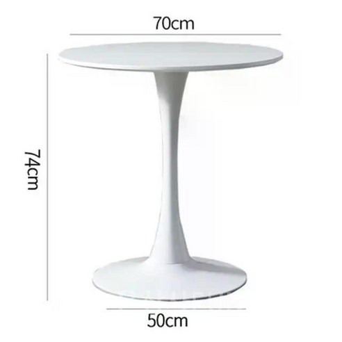 소형 원형 테이블 모던 북유럽 홈 발코니 침실 침대 옆 티, 70cm table