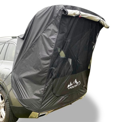 QM6차박텐트 car trunk tent sunshade rainproof tour 바베큐 야외 자가 운전 투어 바베큐 캠핑 카 테일 익스텐션, 협력사, Brown 캠핑카렌트 Best Top5