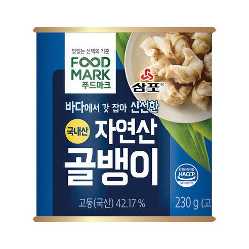 대상 푸드마크 골뱅이, 230g, 5개