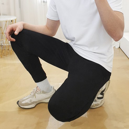 스토리원 남성 베이직 트레이닝 조거팬츠 바지 스포츠 짐웨어 RKFM-SSBM002